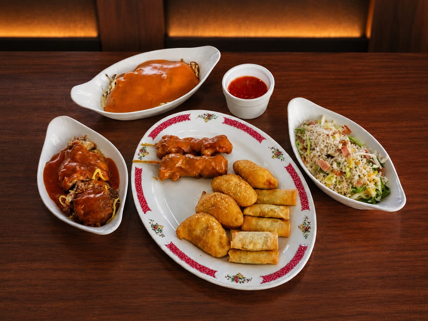 Specially recommended combination with foe yong hai and nasi